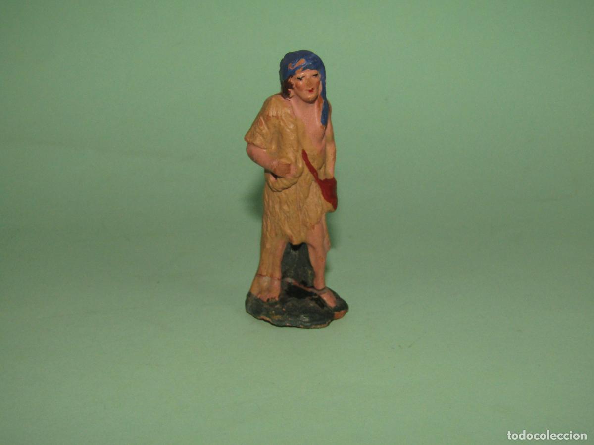 Figuras de Bel&eacute;n: Antigua Figura de Bel&eacute;n de Calidad en Barro Rojo Cocido - Terracota