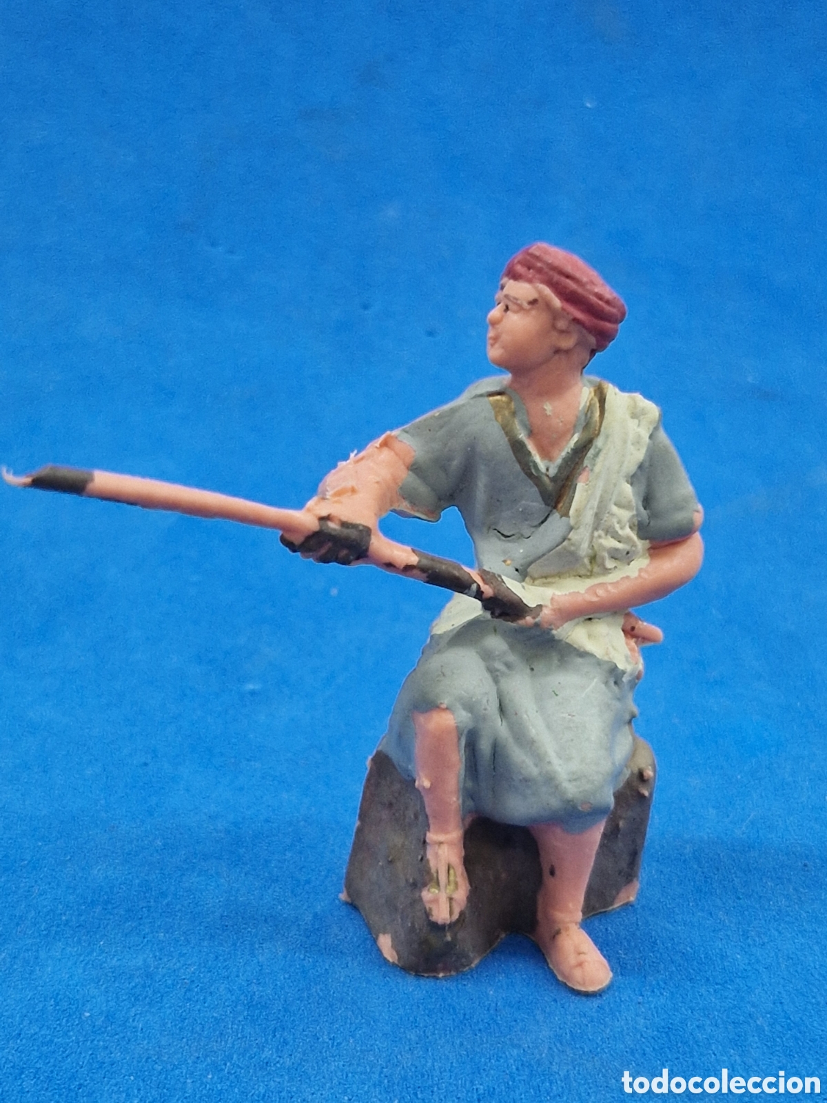 Figuras de Bel&eacute;n: Pescador , figura de belen, pl&aacute;stico