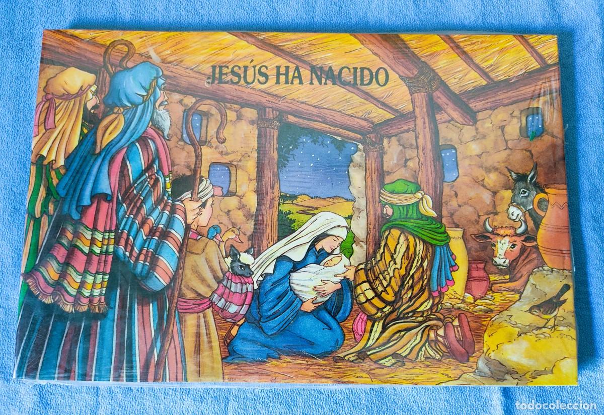 Figuras de Bel&eacute;n: JESUS HA NACIDO BELEN TROQUELADO HAZ TU PROPIO BELEN EDITORIAL MOLINO 1988 PRECINTADO