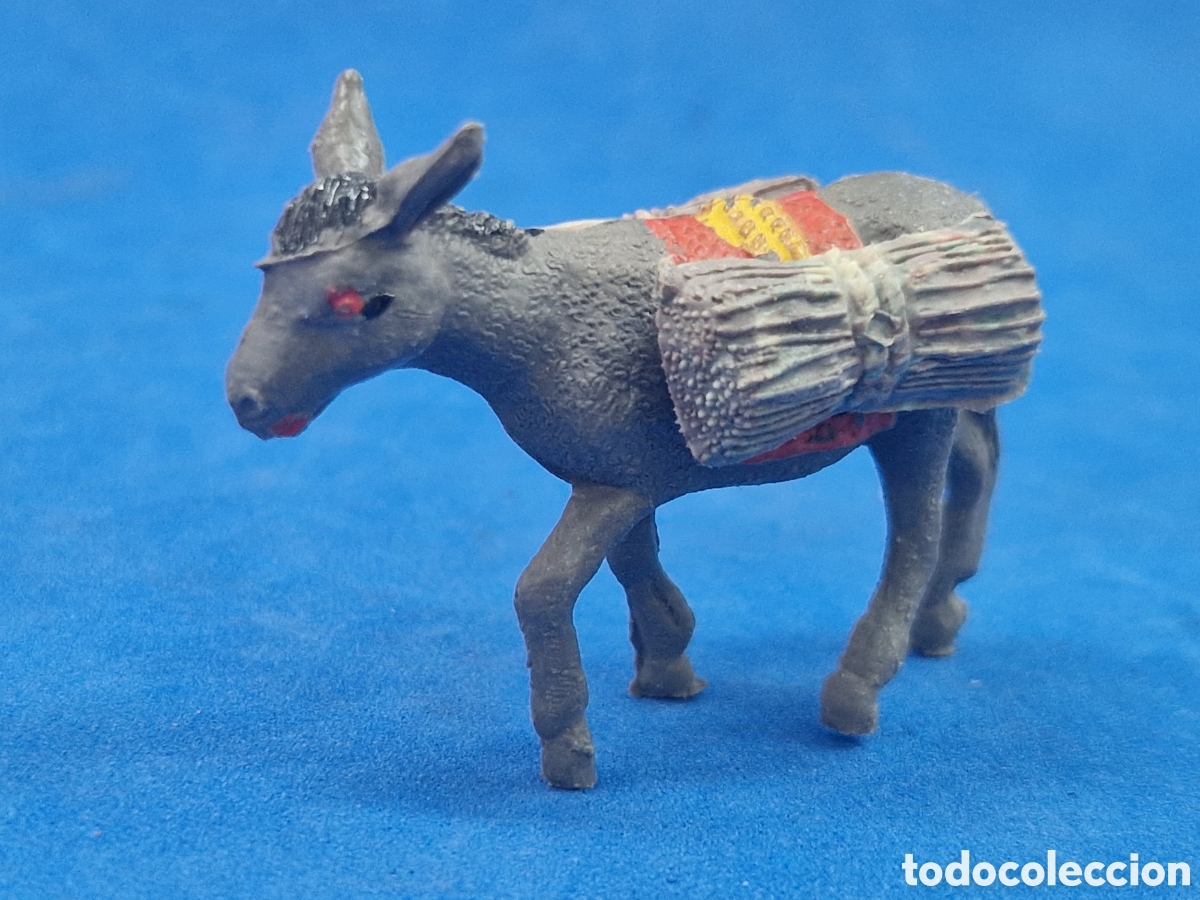 Figuras de Bel&eacute;n: Burro ,figura de belen, pl&aacute;stico