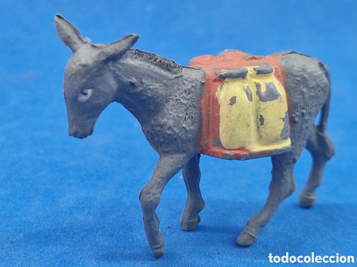 Figuras de Bel&eacute;n: Burro, figura de belen, pl&aacute;stico
