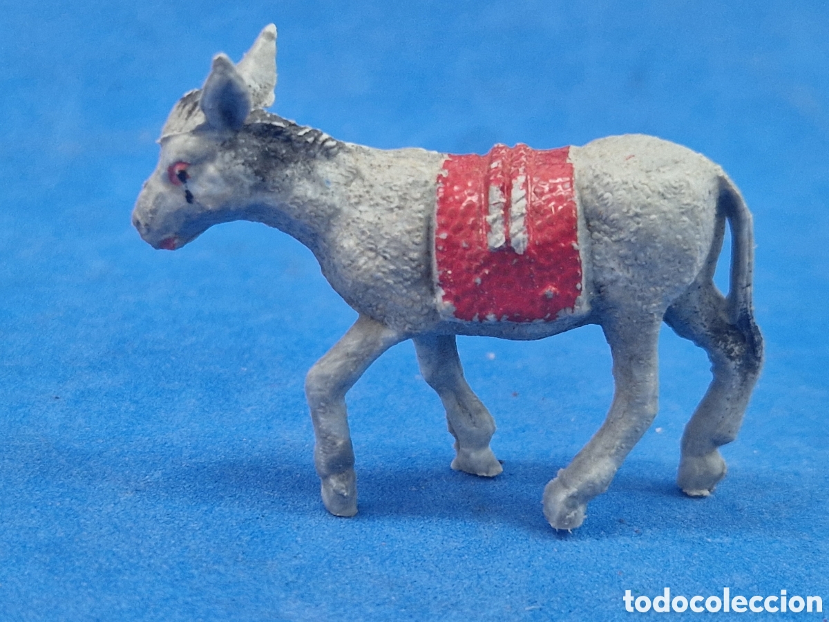 Figuras de Bel&eacute;n: Burro ,figura de belen, pl&aacute;stico