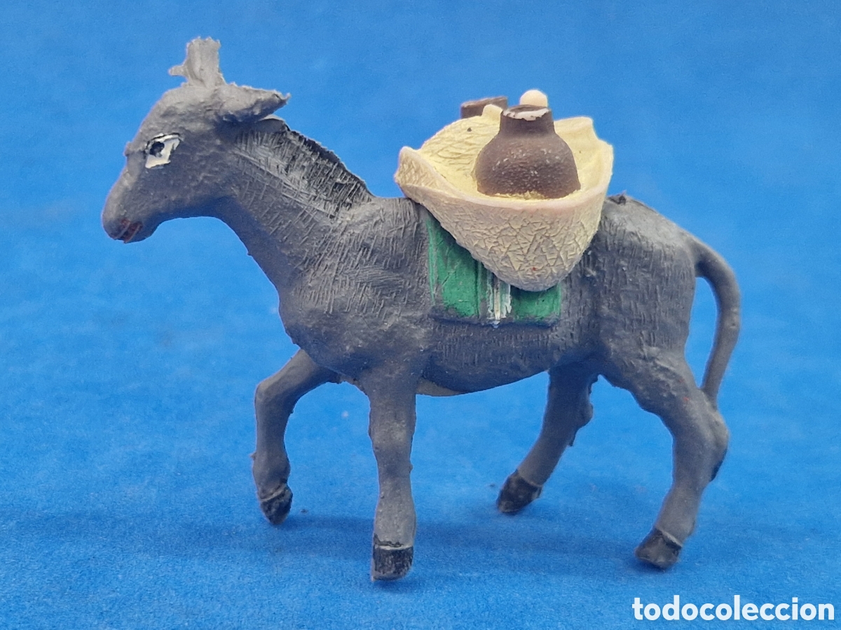 Figuras de Bel&eacute;n: Burro ,figura de belen pl&aacute;stico