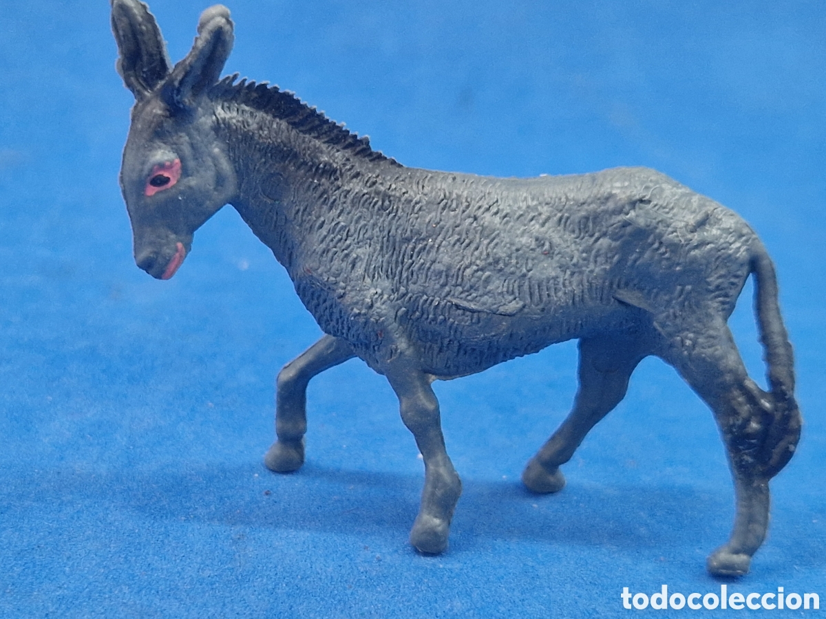 Figuras de Bel&eacute;n: Burro ,figura de belen pl&aacute;stico