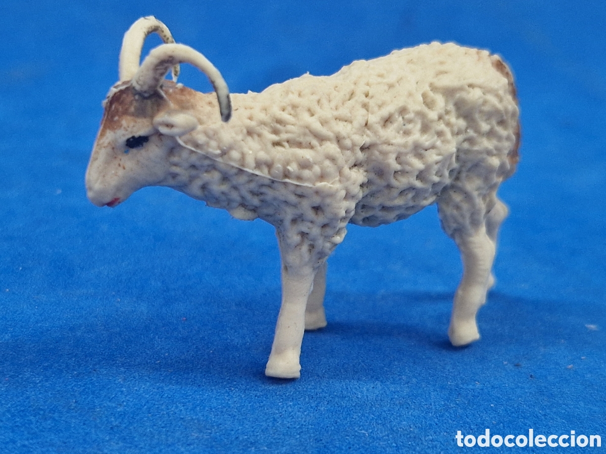 Figuras de Bel&eacute;n: Carnero, figura de belen pl&aacute;stico