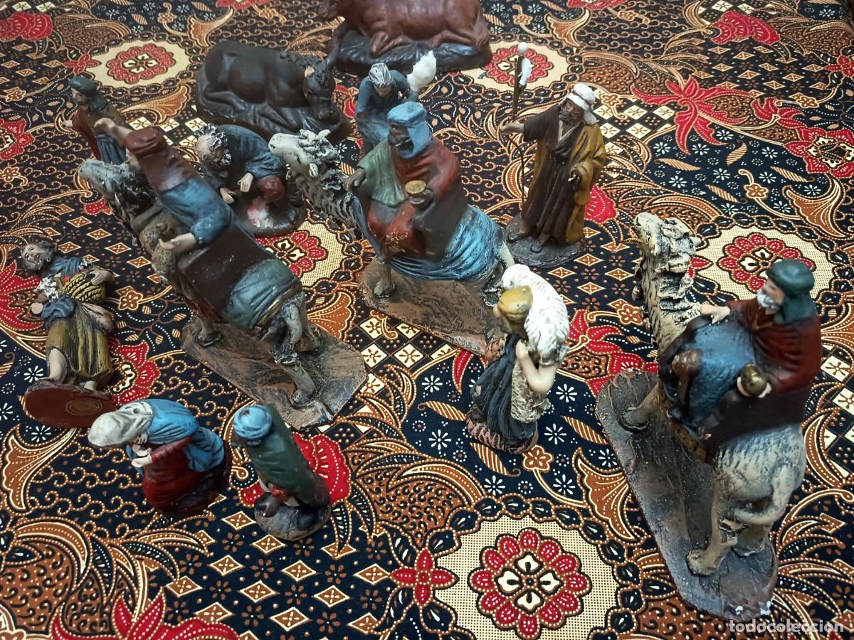 Figuras de Bel&eacute;n: LOTE DE 13 FIGURAS PARA BEL&Eacute;N