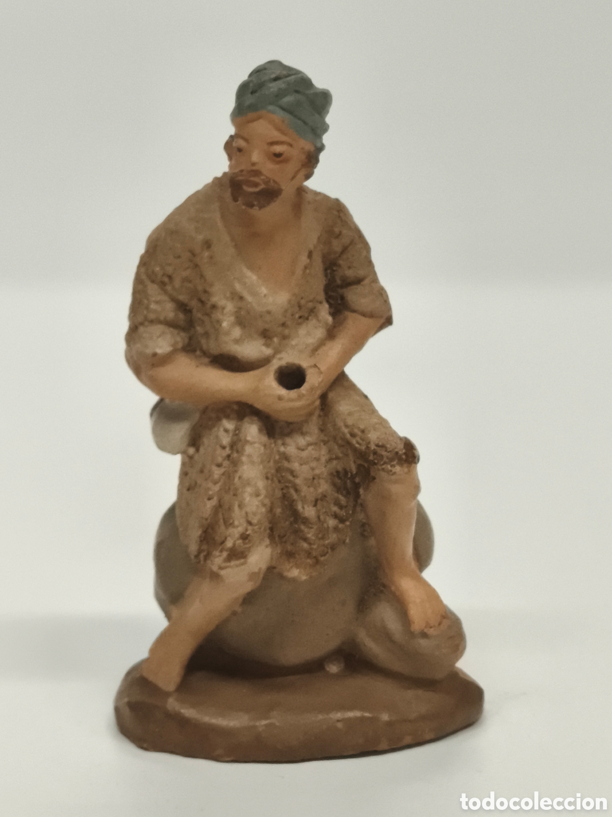 Figuras de Bel&eacute;n: Figura de bel&eacute;n terracota CASTELLS ? Pescador