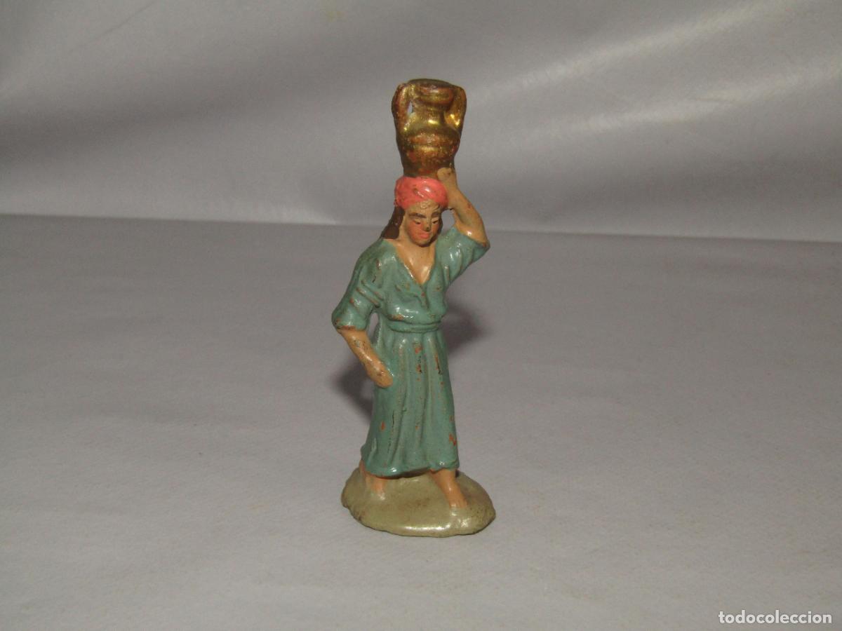 Figuras de Bel&eacute;n: Antigua Figura de Bel&eacute;n de Calidad en Barro Cocido Terracota