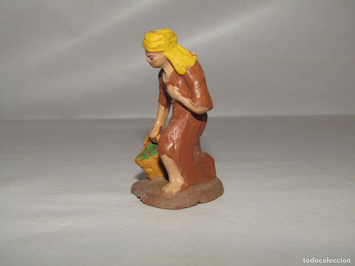 Figuras de Bel&eacute;n: Antigua Figura de Bel&eacute;n de Calidad en Barro Cocido Terracota