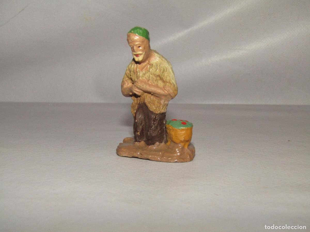 Figuras de Bel&eacute;n: Antigua Figura de Bel&eacute;n de Calidad en Barro Cocido Terracota