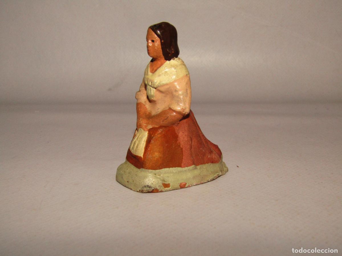 Figuras de Bel&eacute;n: Antigua Figura de Bel&eacute;n de Calidad en Barro Cocido Terracota