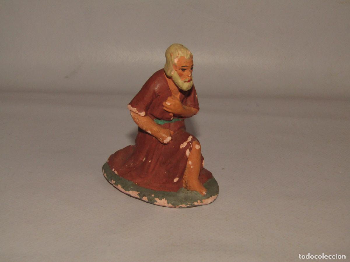 Figuras de Bel&eacute;n: Antigua Figura de Bel&eacute;n de Calidad en Escayola