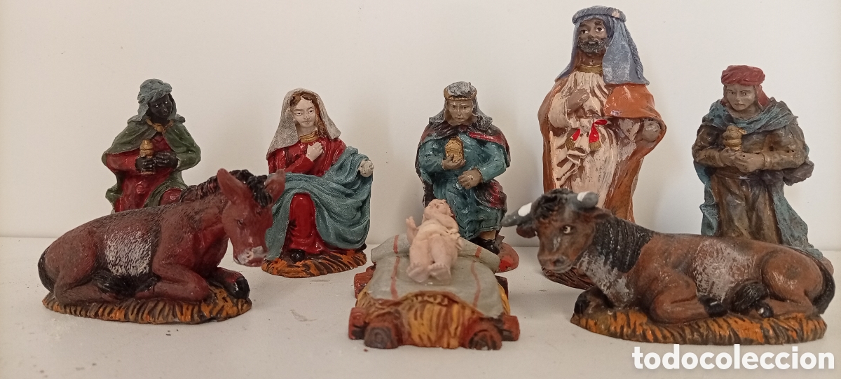 Figuras de Bel&eacute;n: BELEN O NACIMIENTO Y REYES MAGOS EN RESINA