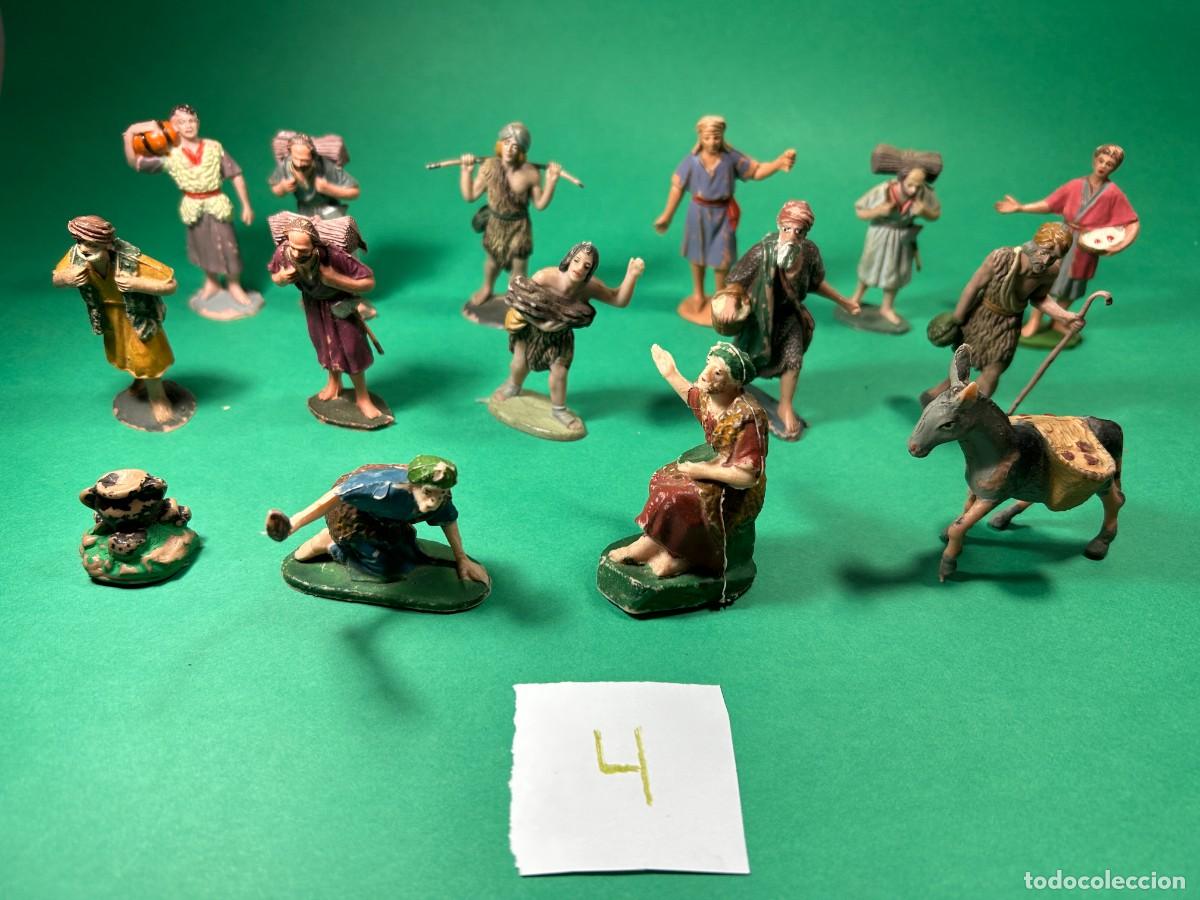 Figuras de Bel&eacute;n: LOTE DE FIGURAS DE BELEN DE PLASTICO - Foto 1