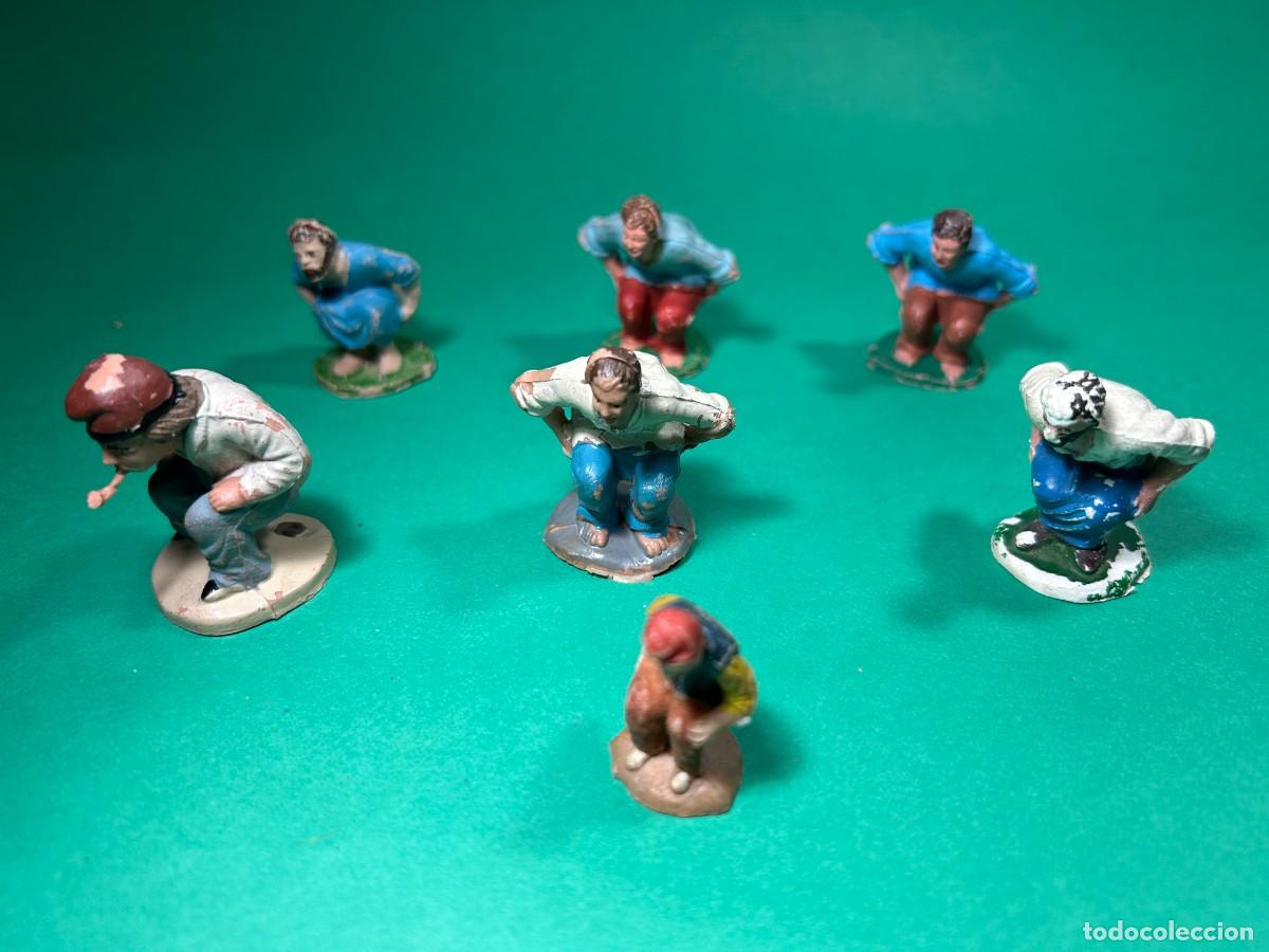 Figuras de Bel&eacute;n: LOTE DE FIGURAS CAGANET DE BELEN DE PLASTICO