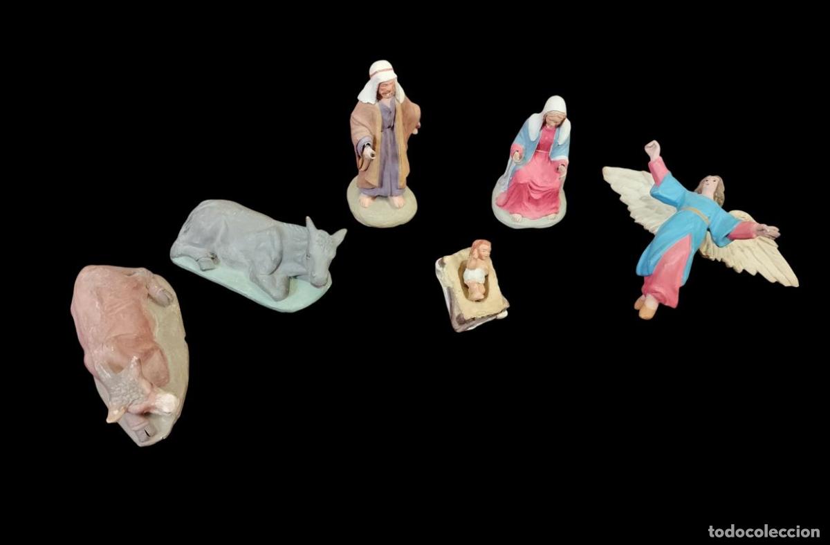 Figuras de Bel&eacute;n: LOTE DE FIGURAS DE PESEBRE O BELENISMO. TERRACOTA POLICROMADA. ESPA&Ntilde;A (?). SIGLO XX.