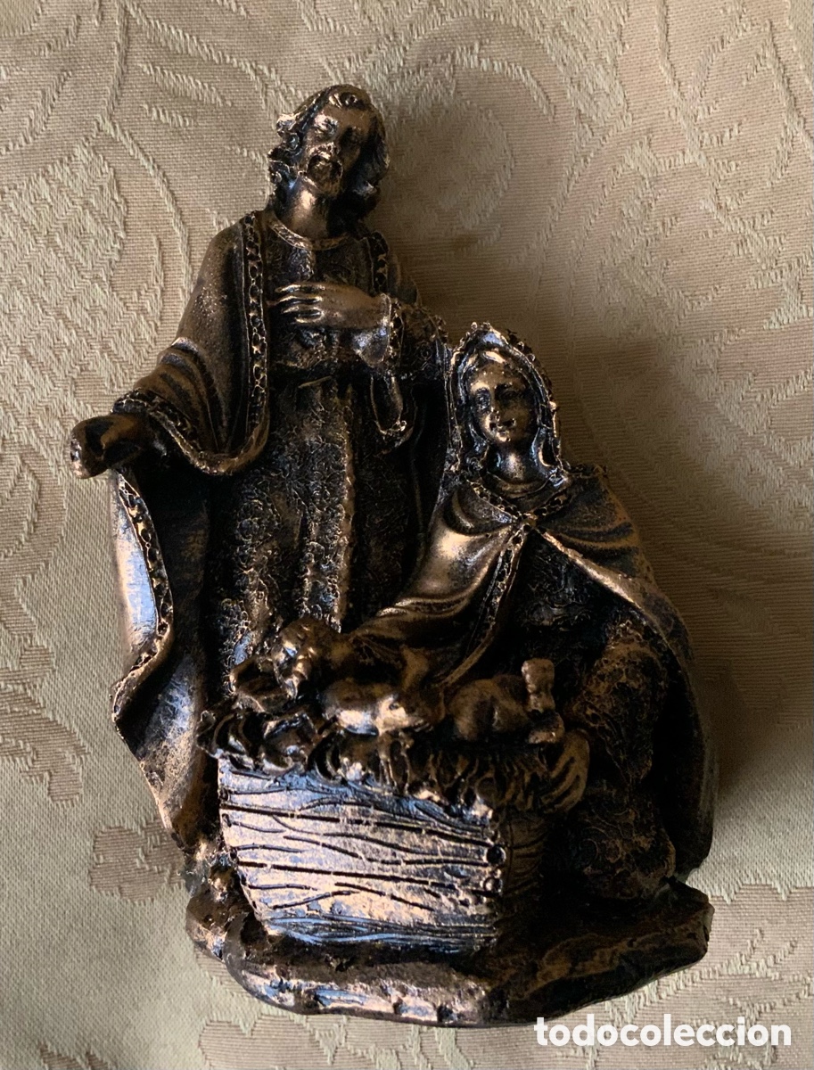 Figuras de Bel&eacute;n: BELEN DE RESINA COLOR BRONCE