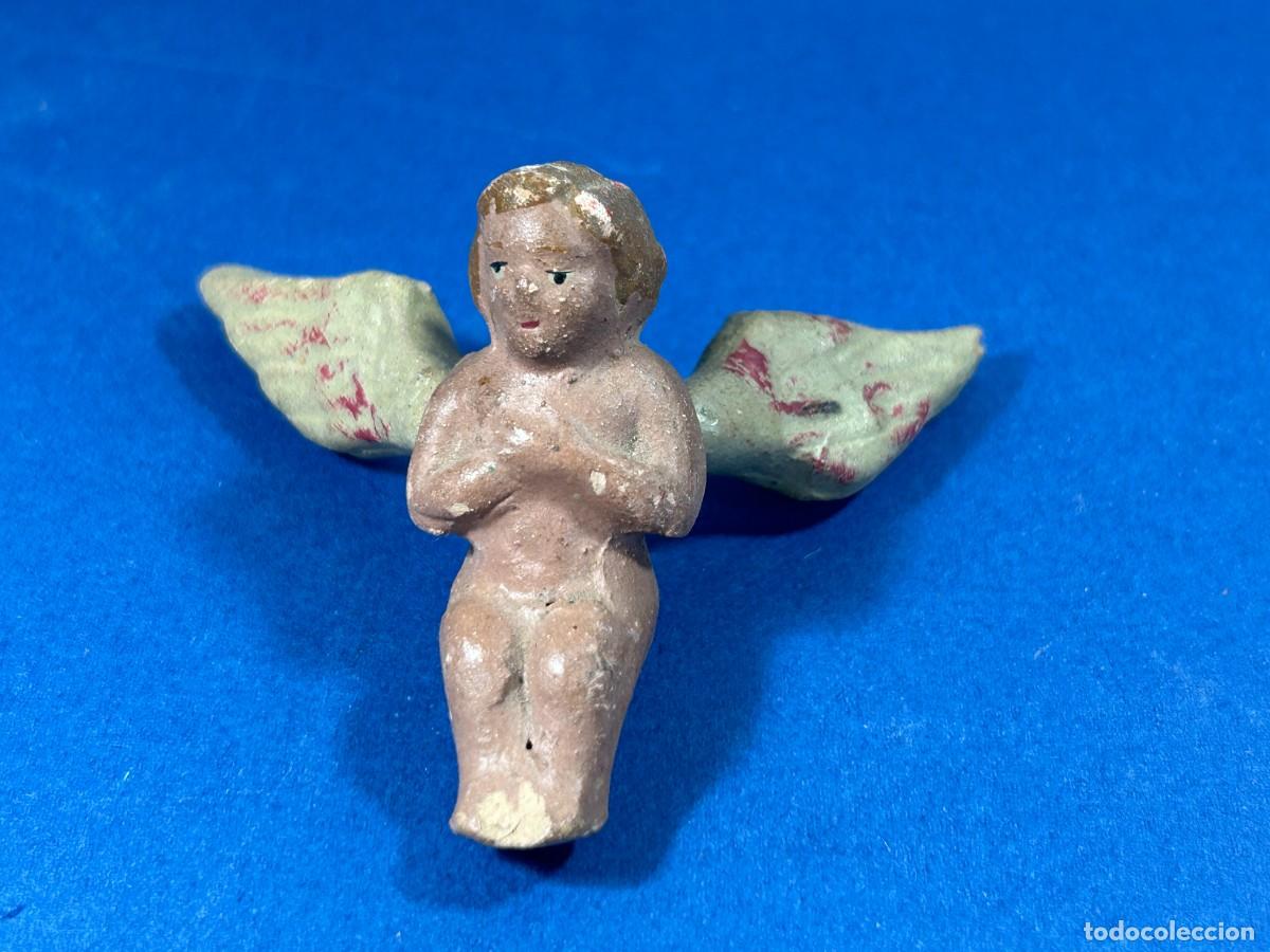 Figuras de Bel&eacute;n: FIGURA DE BELEN ANGEL - BARRO COCIDO TERRACOTA - MURCIA