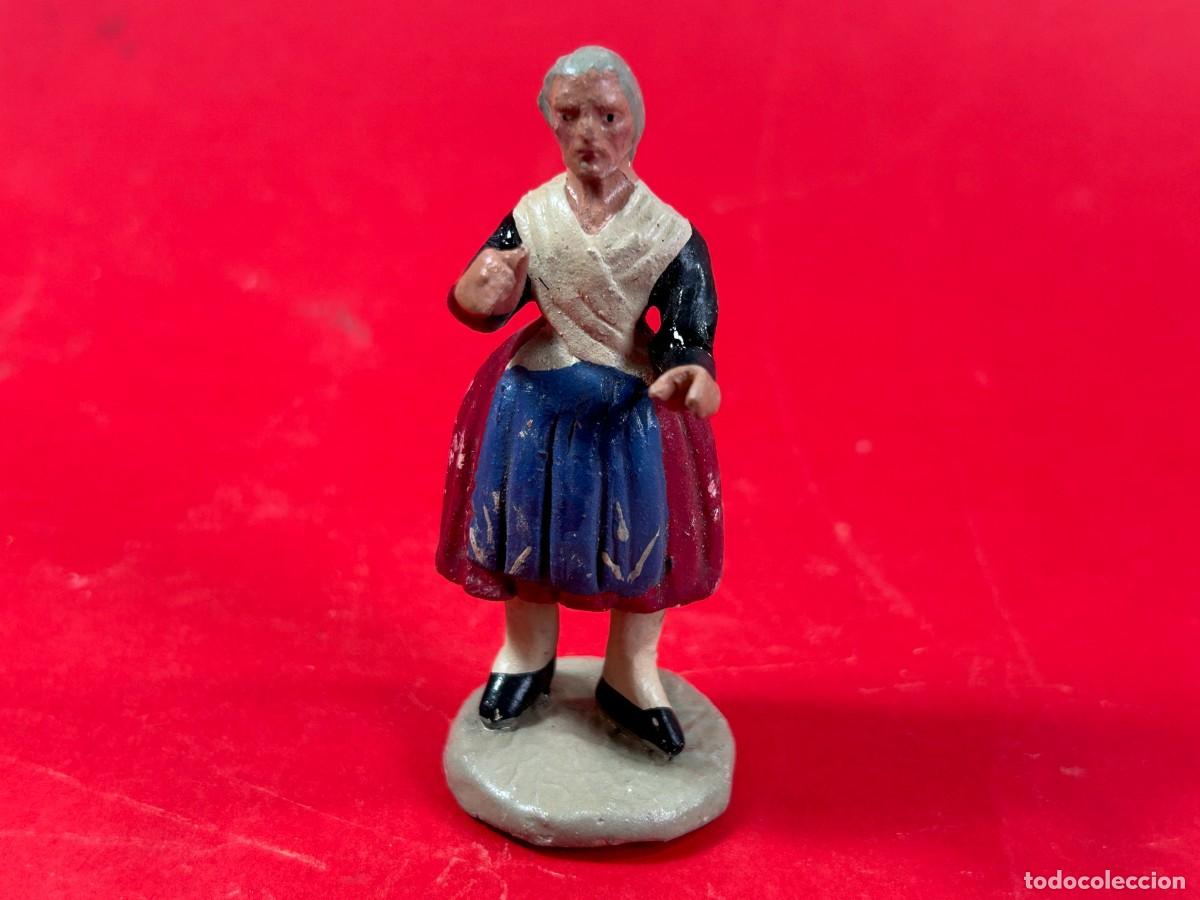 Figuras de Bel&eacute;n: FIGURAS DE BELEN PASTORA - BARRO COCIDO TERRACOTA - MURCIA