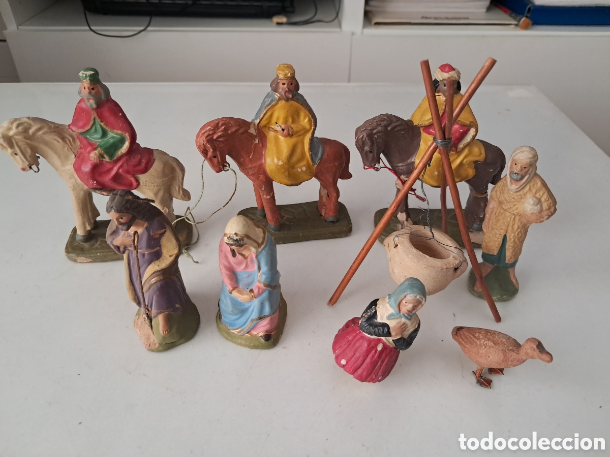 Figuras de Bel&eacute;n: ANTIGUAS FIGURAS BELEN EN TERRACOTA O BARRO, PARA RESTAURAR