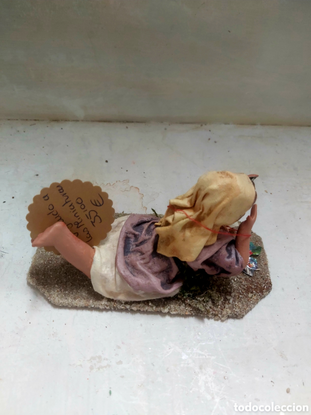Figuras de Bel&eacute;n: Belenes ni&ntilde;a con cromos. - Foto 3
