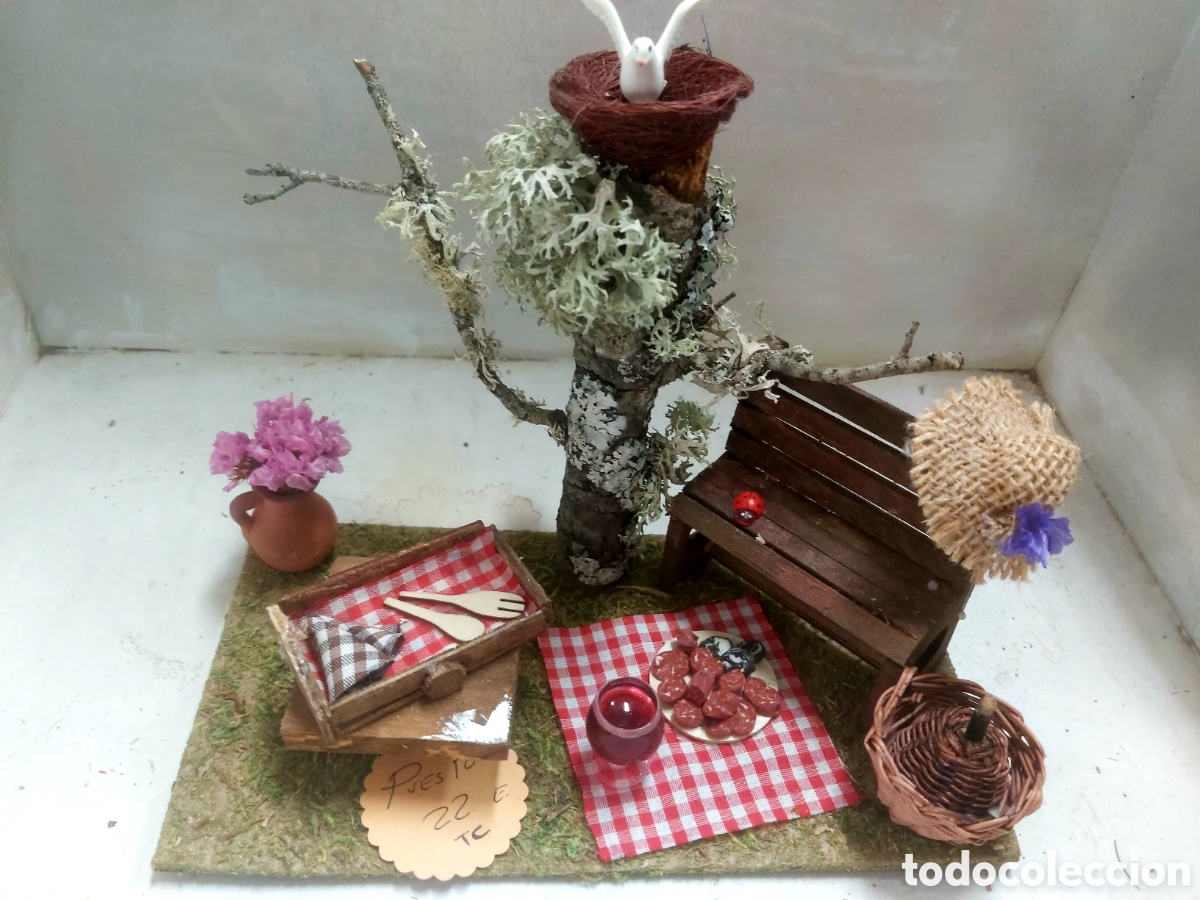 Figuras de Bel&eacute;n: Belenes puesto picnic.