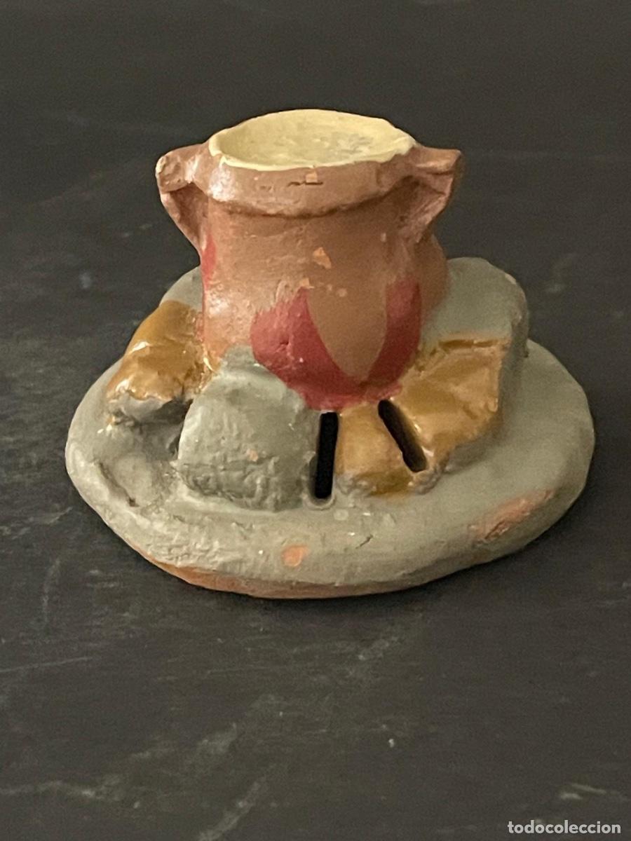 Figuras de Bel&eacute;n: OLLA AL FUEGO PARA PESSEBRE O BELEN EN BARRO O TERRACOTA