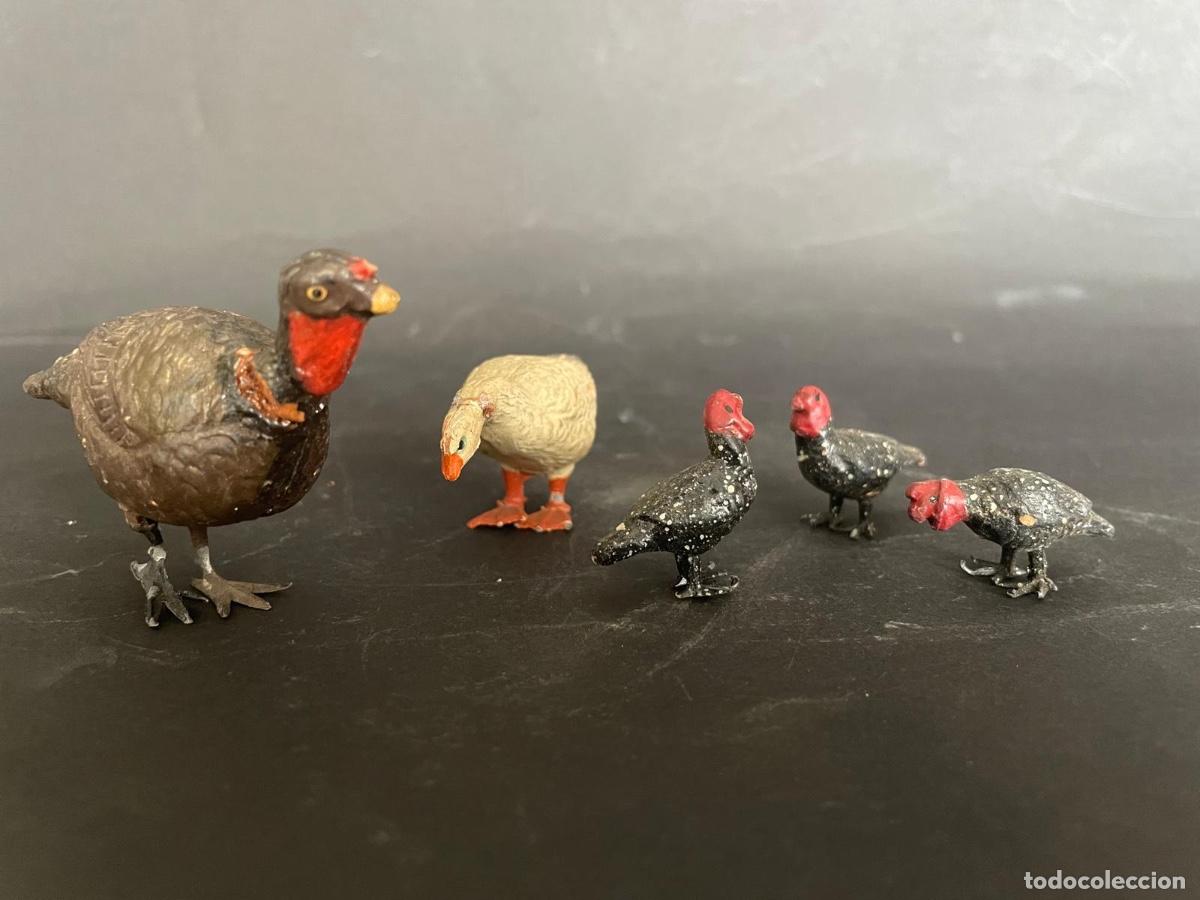 Figuras de Bel&eacute;n: LOTE PAVOS Y PATO PARA PESSEBRE O BELEN EN BARRO O TERRACOTA