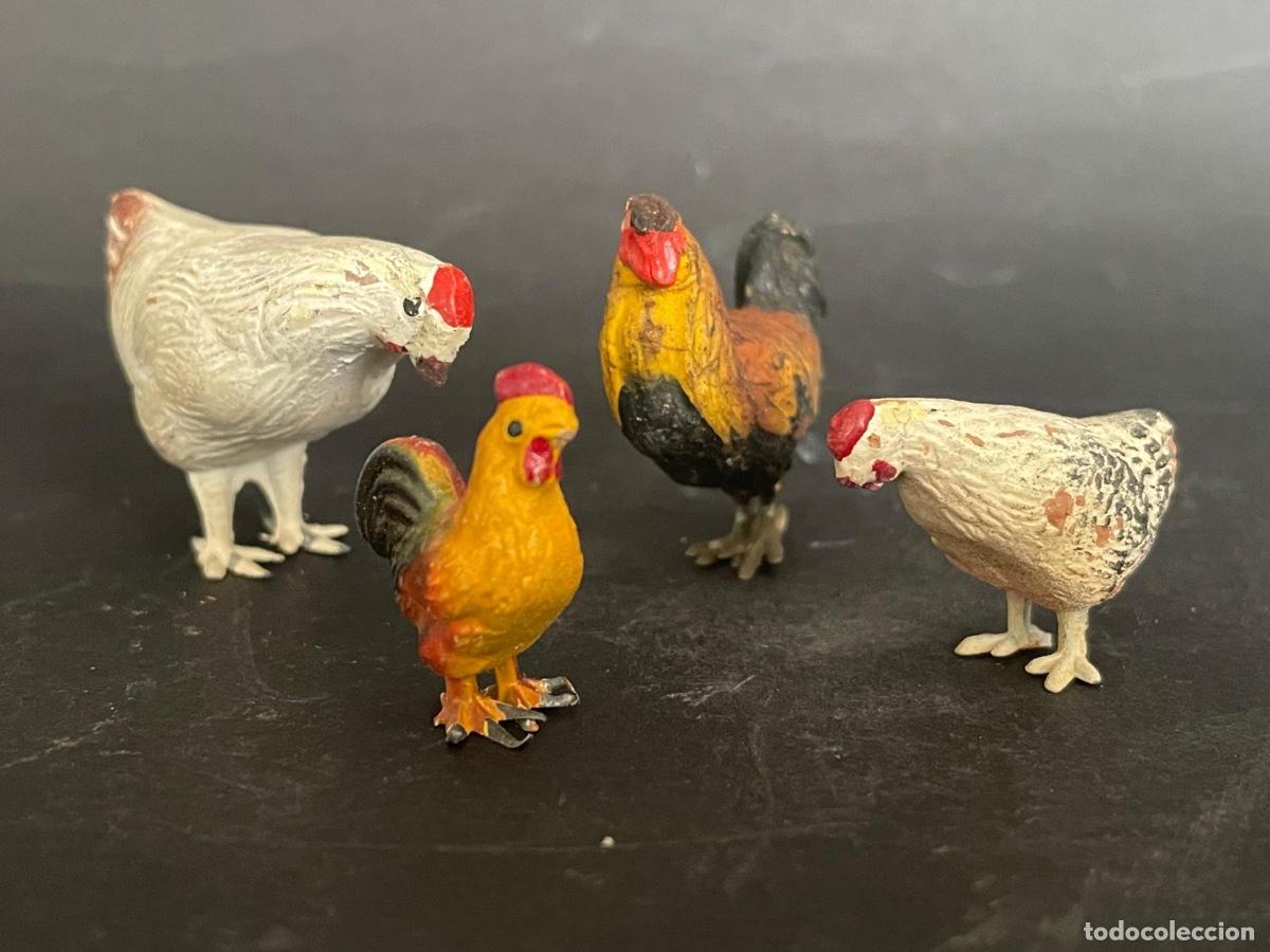 Figuras de Bel&eacute;n: LOTE GALLINAS PARA PESSEBRE O BELEN EN BARRO O TERRACOTA