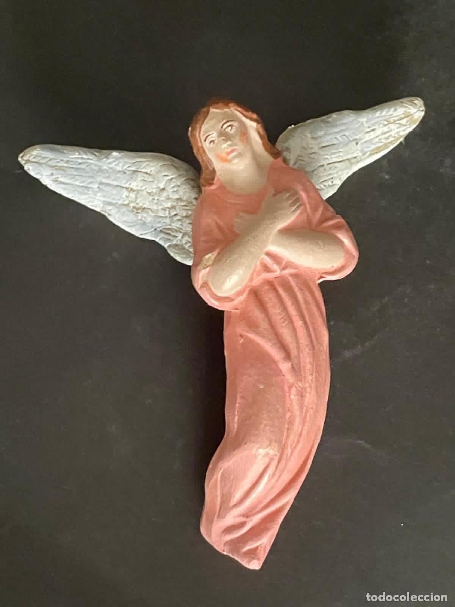Statuine di Presepe: FIGURA DE BELEN O PESSEBRE EN BARRO O TERRACOTA - ANGEL