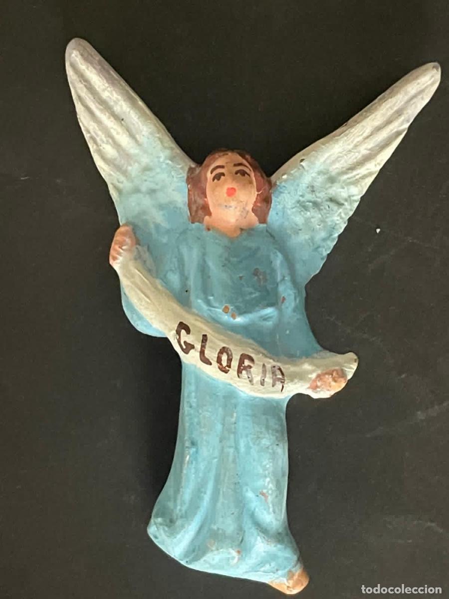 Figuren f&uuml;r Weihnachtskrippen: FIGURA DE BELEN O PESSEBRE EN BARRO O TERRACOTA - ANGEL