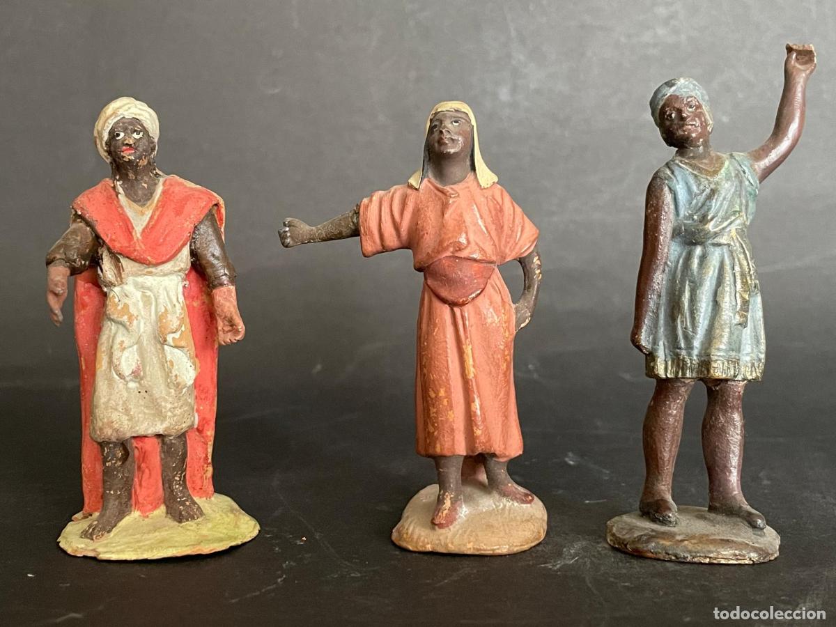 Figurines pour Cr&egrave;ches de No&euml;l: FIGURA DE BELEN O PESSEBRE EN BARRO O TERRACOTA - PAJES