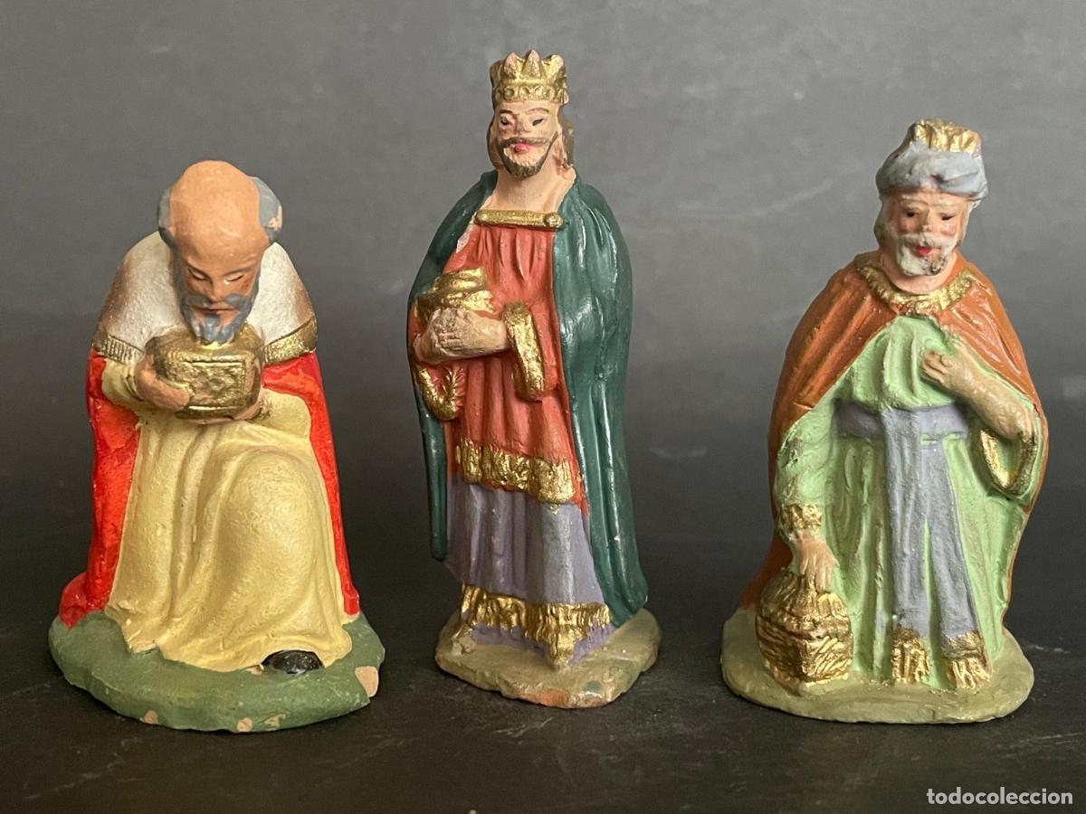 Figuras de Bel&eacute;n: FIGURA DE BELEN O PESSEBRE EN BARRO O TERRACOTA - REYES MAGOS