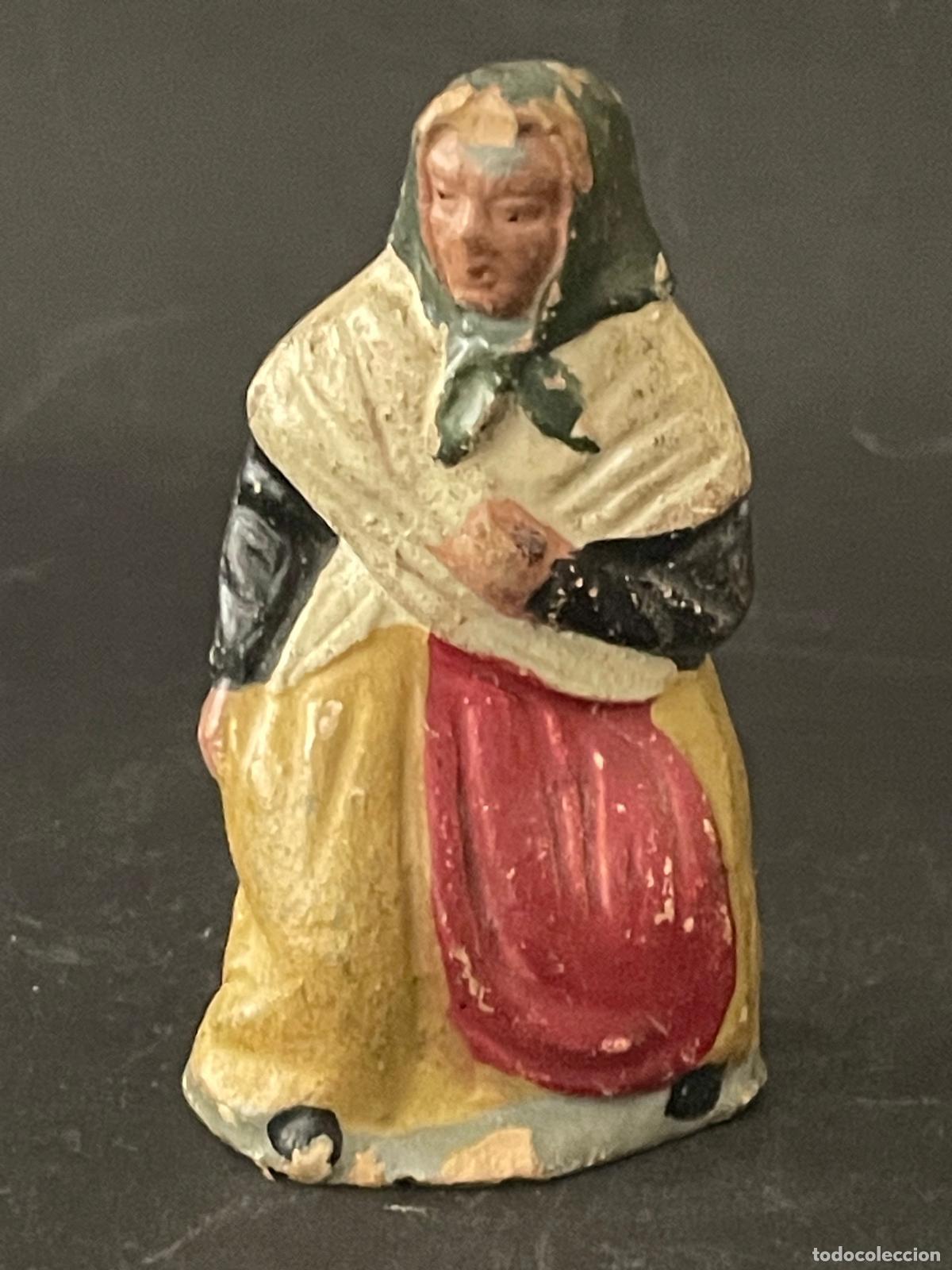 Figuras de Bel&eacute;n: FIGURA DE BELEN O PESSEBRE EN BARRO O TERRACOTA - MUJER