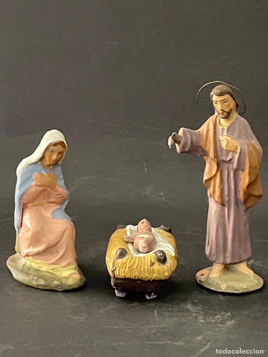 Figurines pour Cr&egrave;ches de No&euml;l: FIGURA DE BELEN O PESSEBRE EN BARRO O TERRACOTA - NACIMIENTO