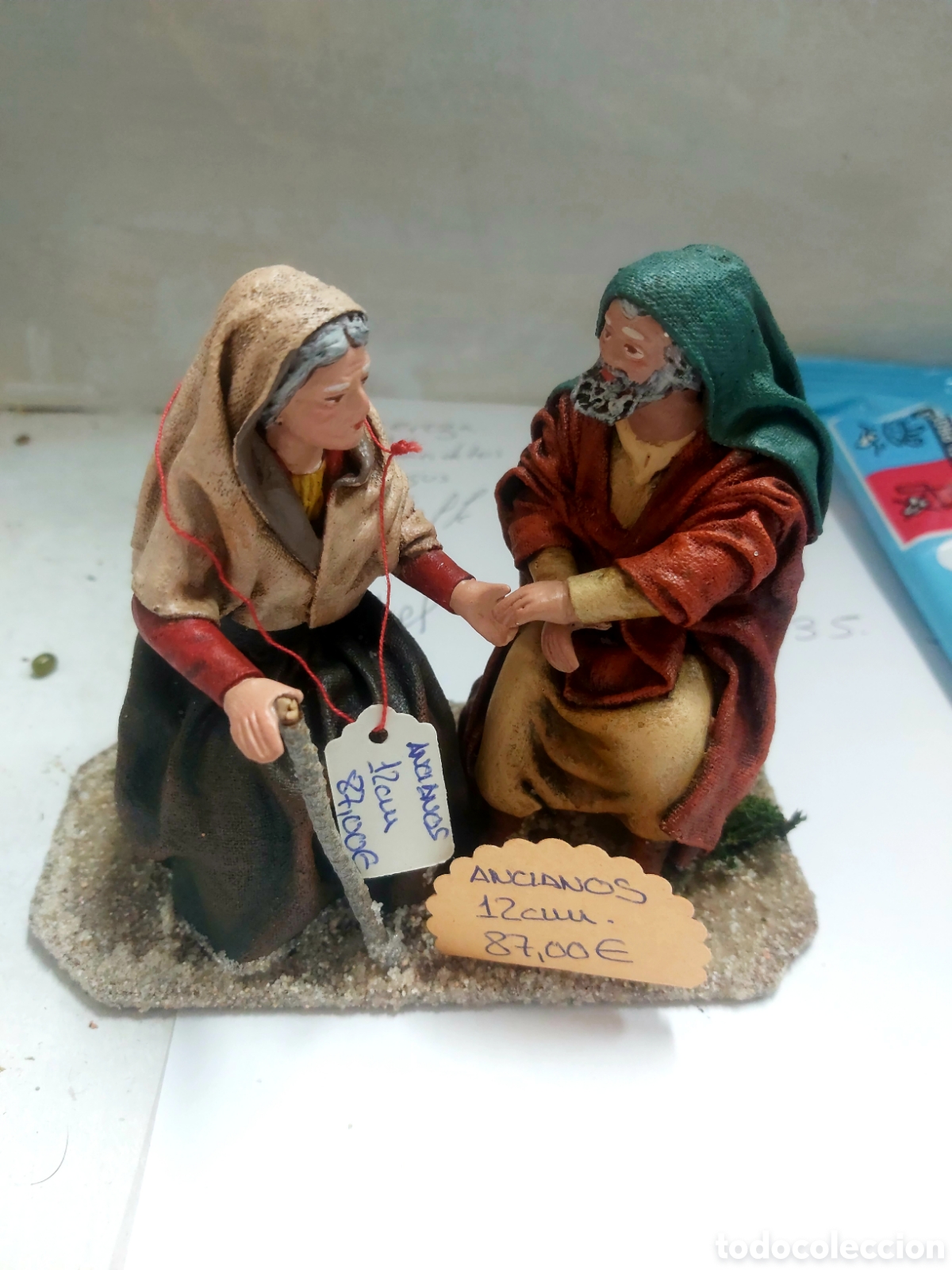 Statuine di Presepe: Belenes figura de ancianos
