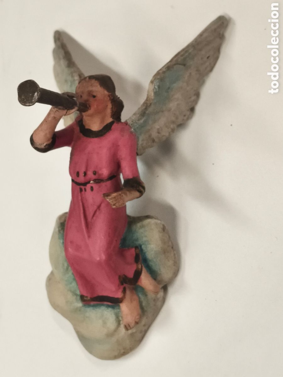 Figuras de Bel&eacute;n: Figura de bel&eacute;n &Aacute;ngel de colgar Castells?