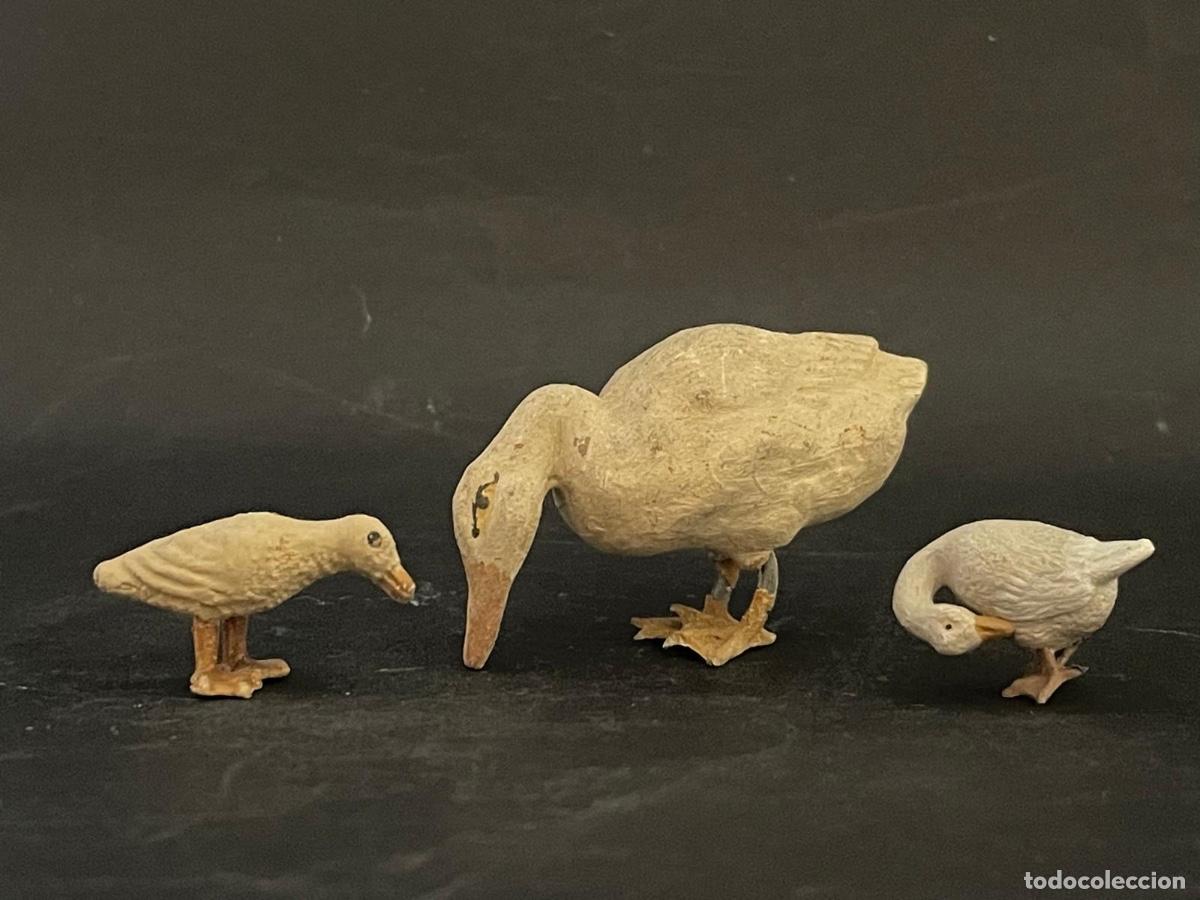 Figuras de Bel&eacute;n: LOTE DE FIGURAS DE BELEN O PESSEBRE EN BARRO O TERRACOTA - PATOS (ANIMALES)