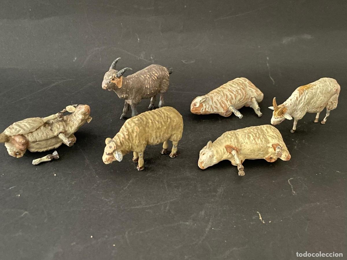 Figuras de Bel&eacute;n: BELEN O PESSEBRE EN BARRO O TERRACOTA - OVEJAS Y CABRAS