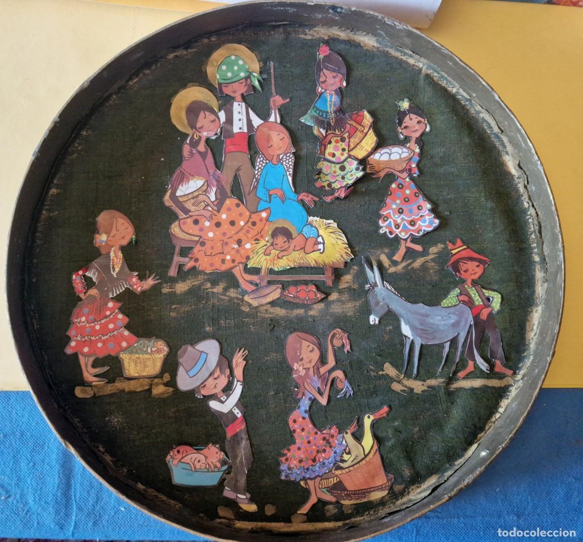 Figuras de Bel&eacute;n: BELEN FLAMENCO, FIGURAS DE BELEN CON RECORTABLES , DECORACION A&Ntilde;OS 60