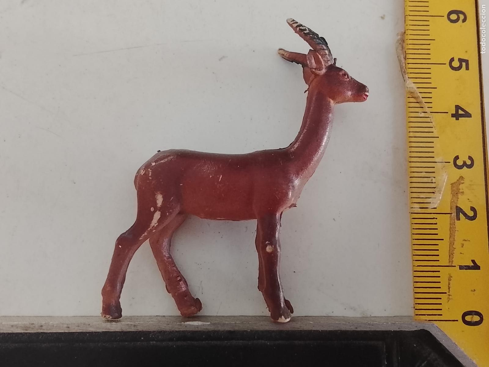 Figures of Bethlehem: pvc / goma accesorio complemento para portal de belen, pieza animal plastico duro - circo granja