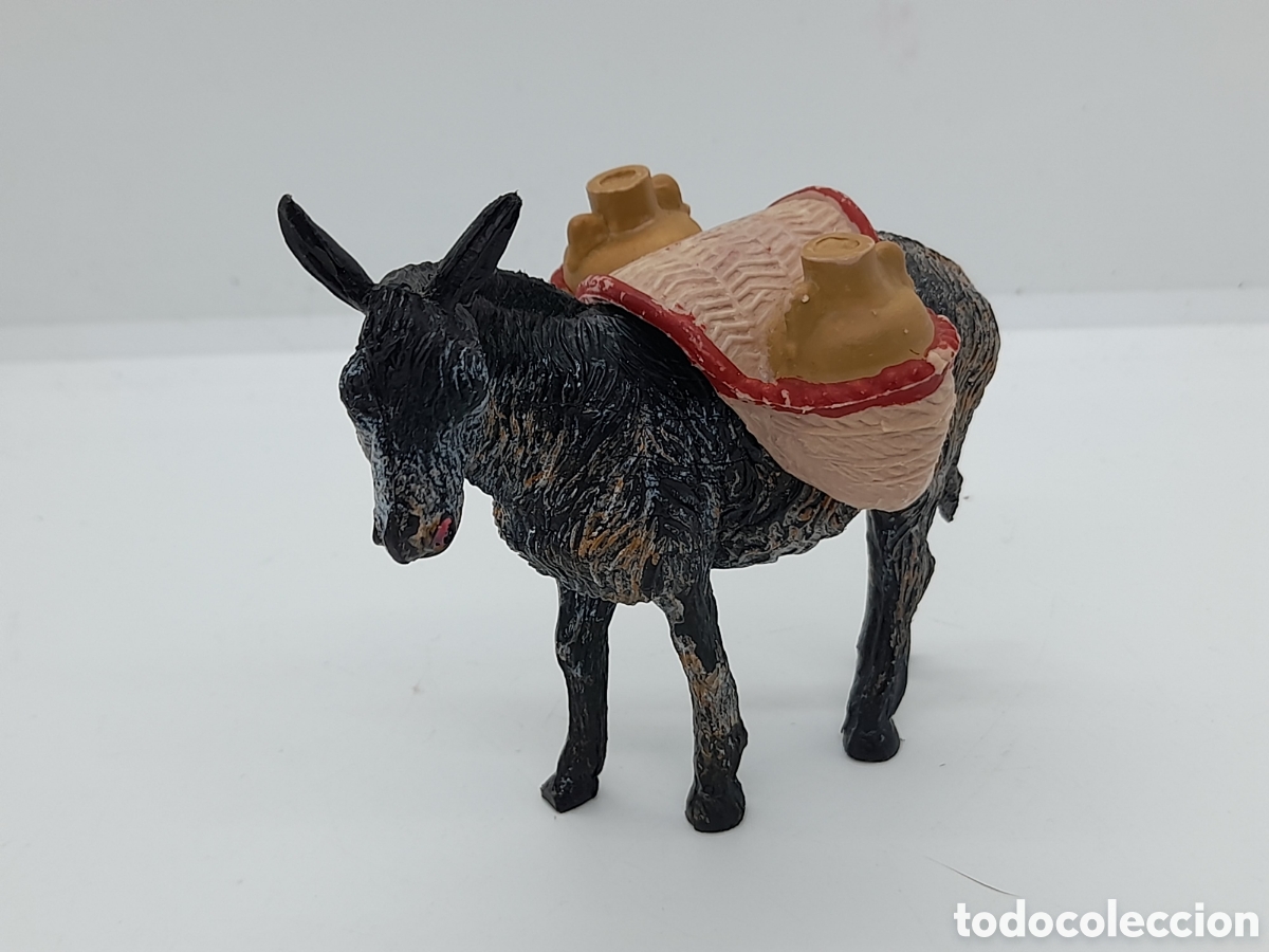 Figuras de Bel&eacute;n: FIGURA PARA BELEN. BONITO BURRO CON ALFORJAS