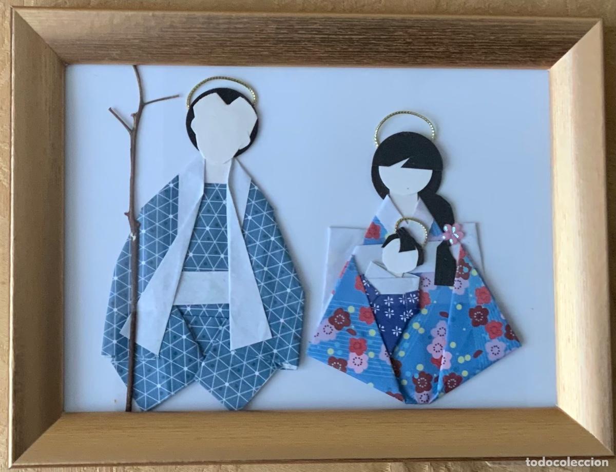 Figuras de Bel&eacute;n: BELEN ORIGAMI JAPON&Eacute;S ENMARCADO