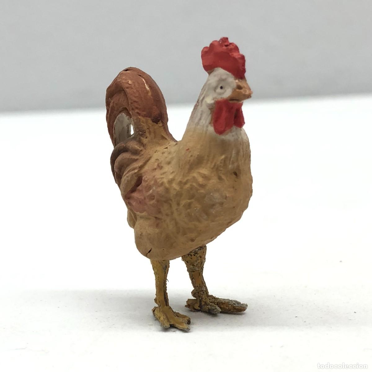 Figuras de Bel&eacute;n: FIGURA DE BEL&Eacute;N - PESSEBRE - HERMANOS CASTELLS BARCELONA - DE BARRO COCIDO - GALLO - 45 MM / 249