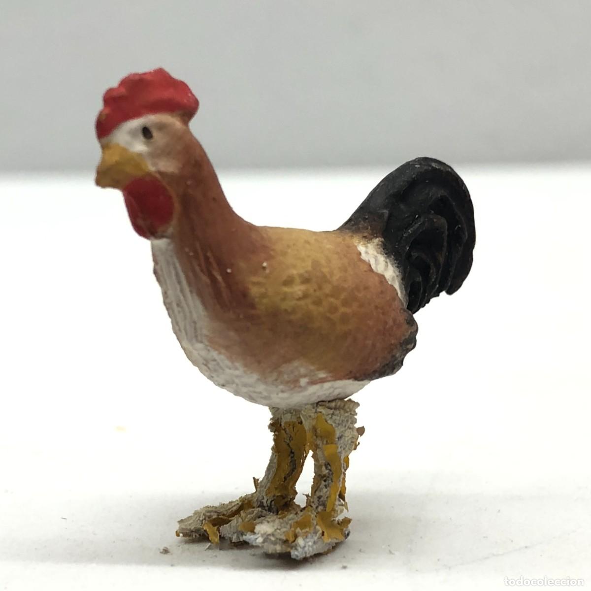 Figuras de Bel&eacute;n: FIGURA DE BEL&Eacute;N - PESSEBRE - HERMANOS CASTELLS BARCELONA - TERRACOTA - GALLO - 35 MM / 256
