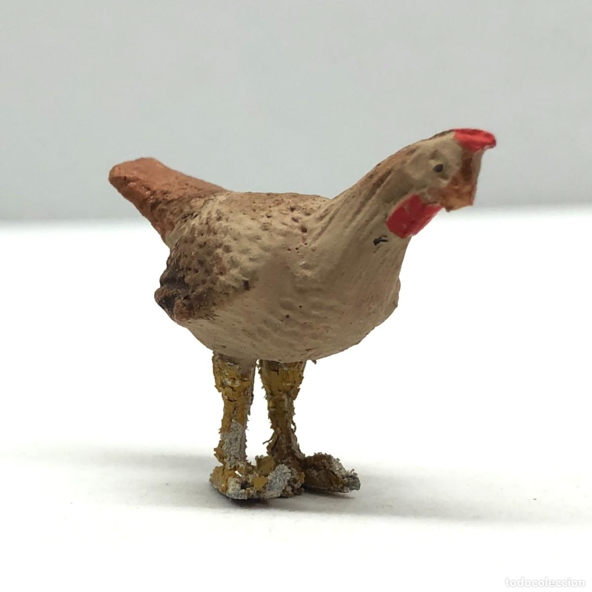Figuras de Bel&eacute;n: FIGURA DE BEL&Eacute;N - PESSEBRE - HERMANOS CASTELLS BARCELONA - TERRACOTA - GALLINA - 30 MM / 257