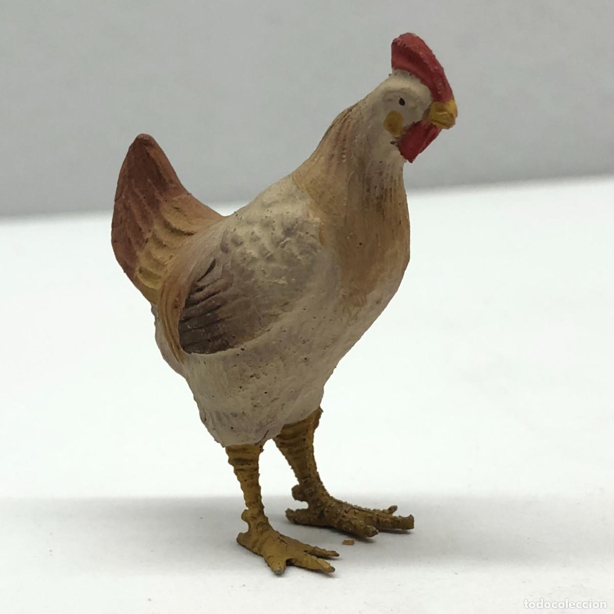 Figuras de Bel&eacute;n: FIGURA DE BEL&Eacute;N - PESSEBRE - HERMANOS CASTELLS BARCELONA - TERRACOTA - GALLINA - 55 MM / 263