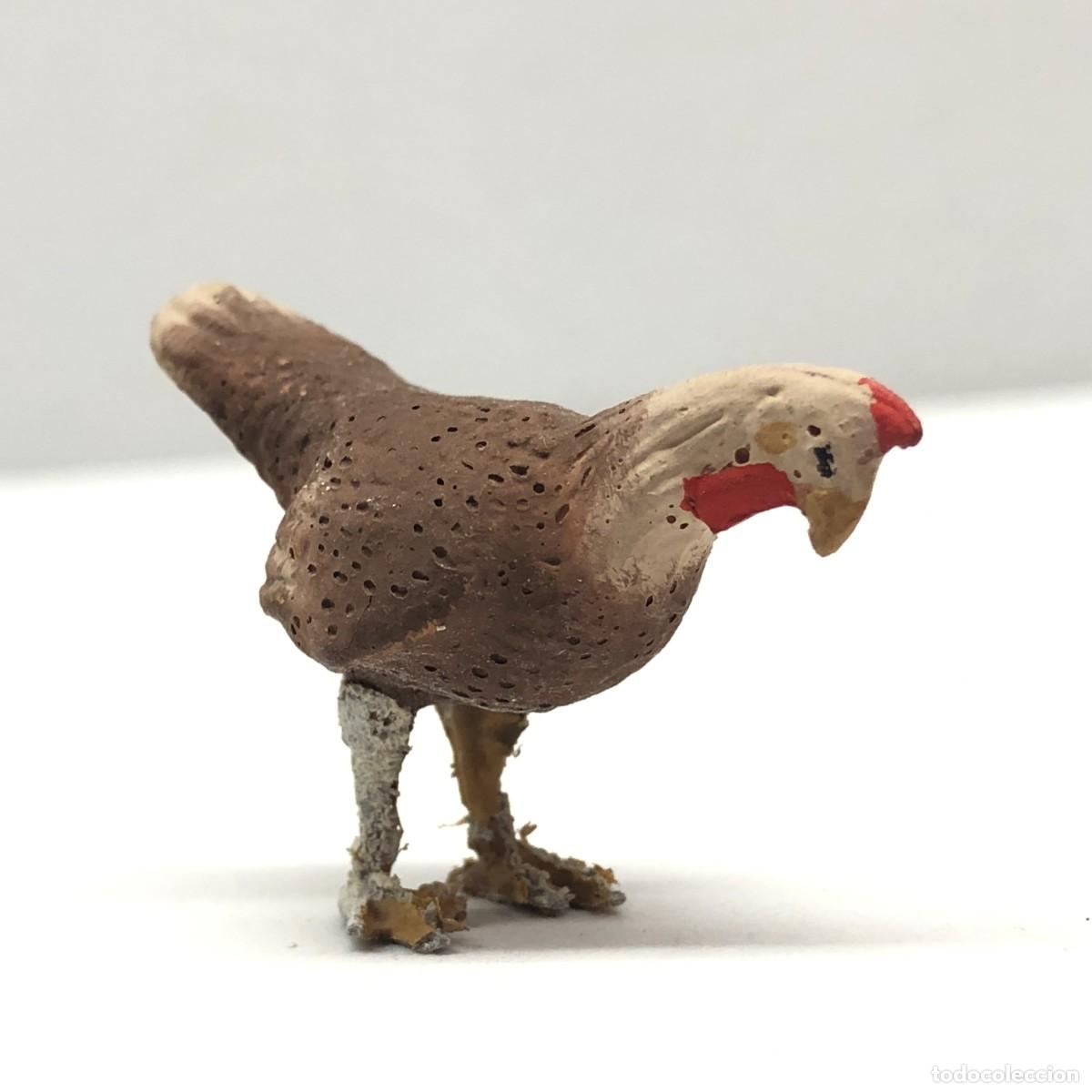 Figuras de Bel&eacute;n: FIGURA DE BEL&Eacute;N - PESSEBRE - HERMANOS CASTELLS BARCELONA - TERRACOTA - GALLINA - 25 MM / 268