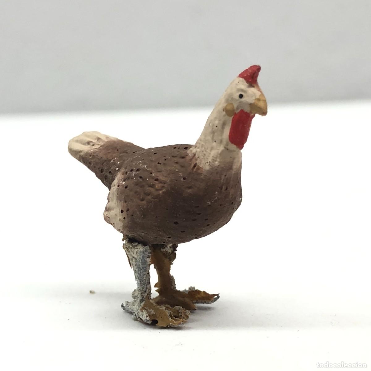 Figuras de Bel&eacute;n: FIGURA DE BEL&Eacute;N - PESSEBRE - HERMANOS CASTELLS BARCELONA - TERRACOTA - GALLINA - 35 MM / 269