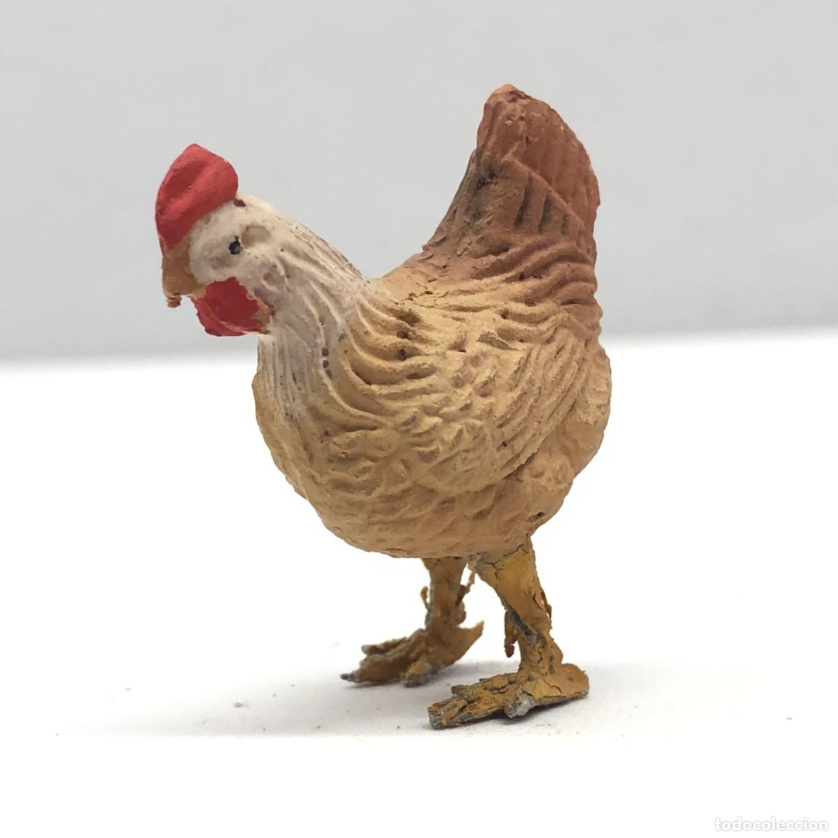 Figuras de Bel&eacute;n: FIGURA DE BEL&Eacute;N - PESSEBRE - HERMANOS CASTELLS BARCELONA - TERRACOTA - GALLINA - 35 MM / 272